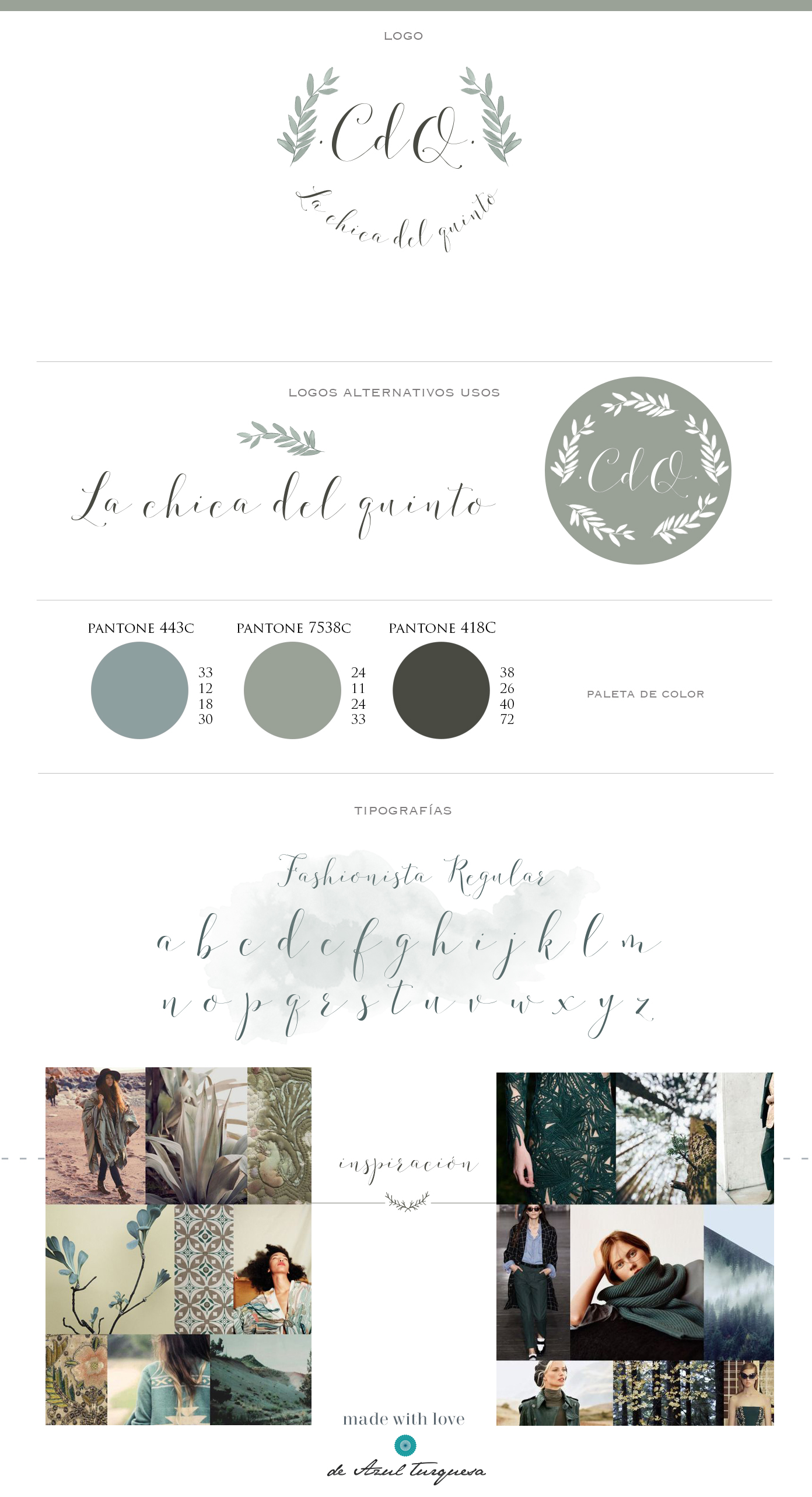 diseño de logotipos de azul turquesa