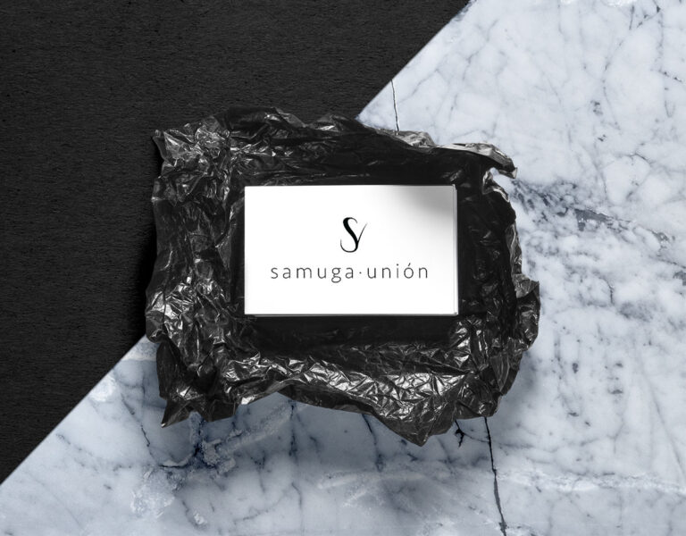 diseño de logo samuga unión