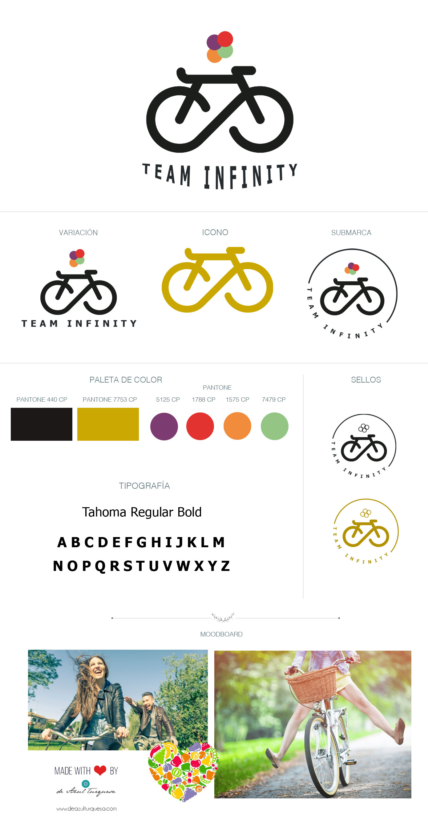 diseño de logotipo team infinty