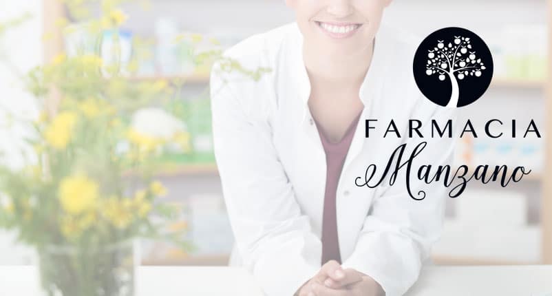 farmacia manzano logotipo