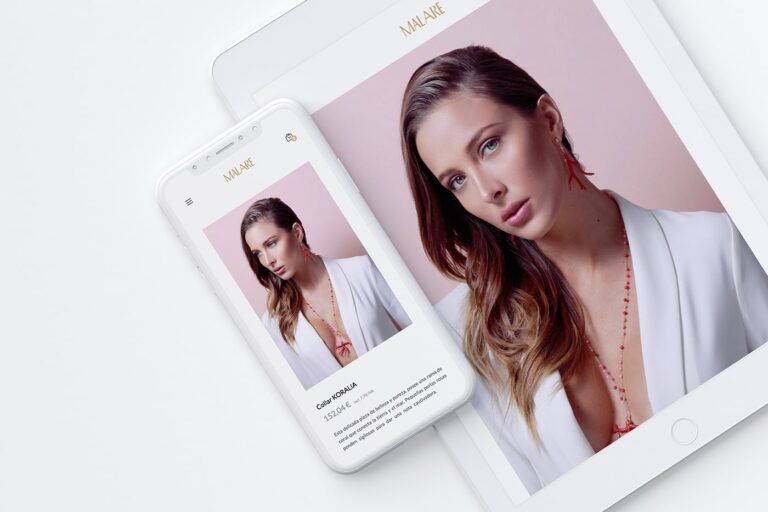 diseño de páginas web para joyería